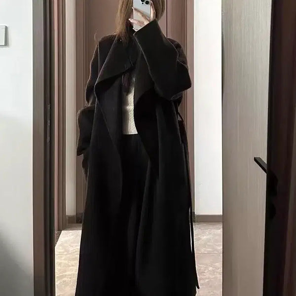 [BUNJANG] Black Coat Set / 코트 세트 블랙