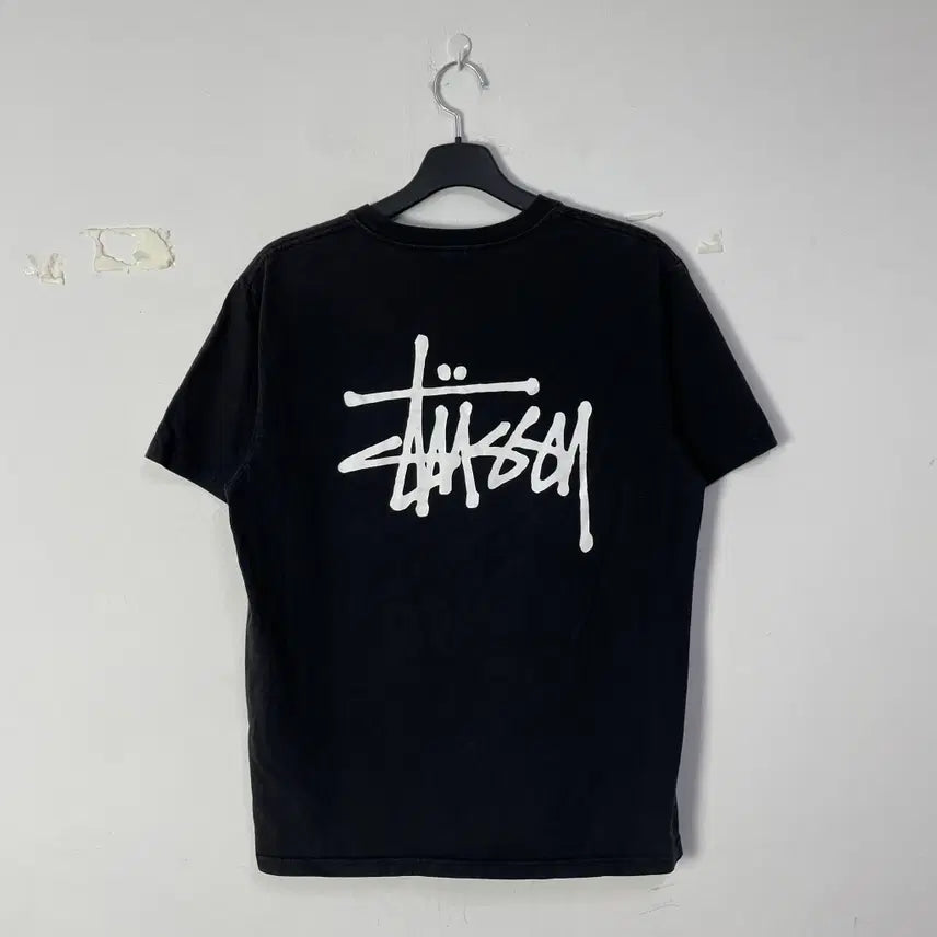 [BUNJANG] Stussy Basic Logo T-Shirt Black / 스투시 베이직 로고 반팔티셔츠 블랙