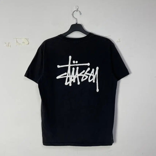 [BUNJANG] Stussy Basic Logo T-Shirt Black / 스투시 베이직 로고 반팔티셔츠 블랙