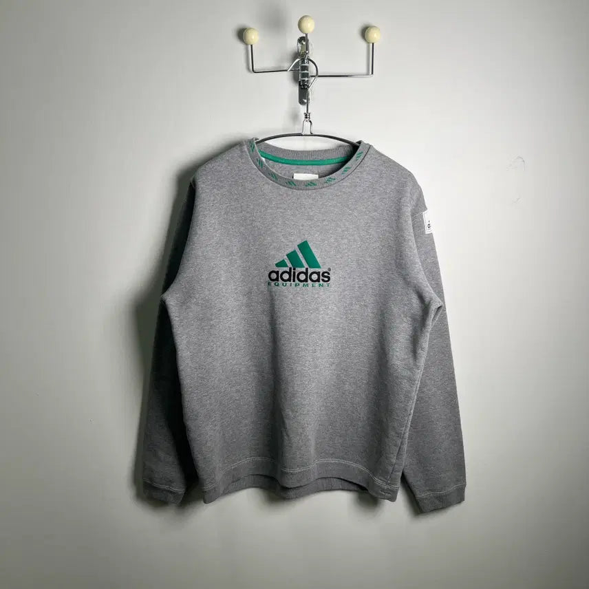 [BUNJANG] Adidas Equipment Crewneck Sweatshirt Gray / ADIDAS 아디다스 이큅먼트 크루넥 그레이 맨투맨 100