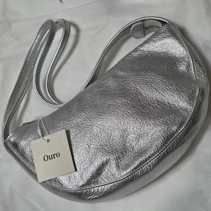 [BUNJANG] Ouro Tambourine Bag Silver / (새제품, 운포) Ouro 아우로 탬버린백 실버