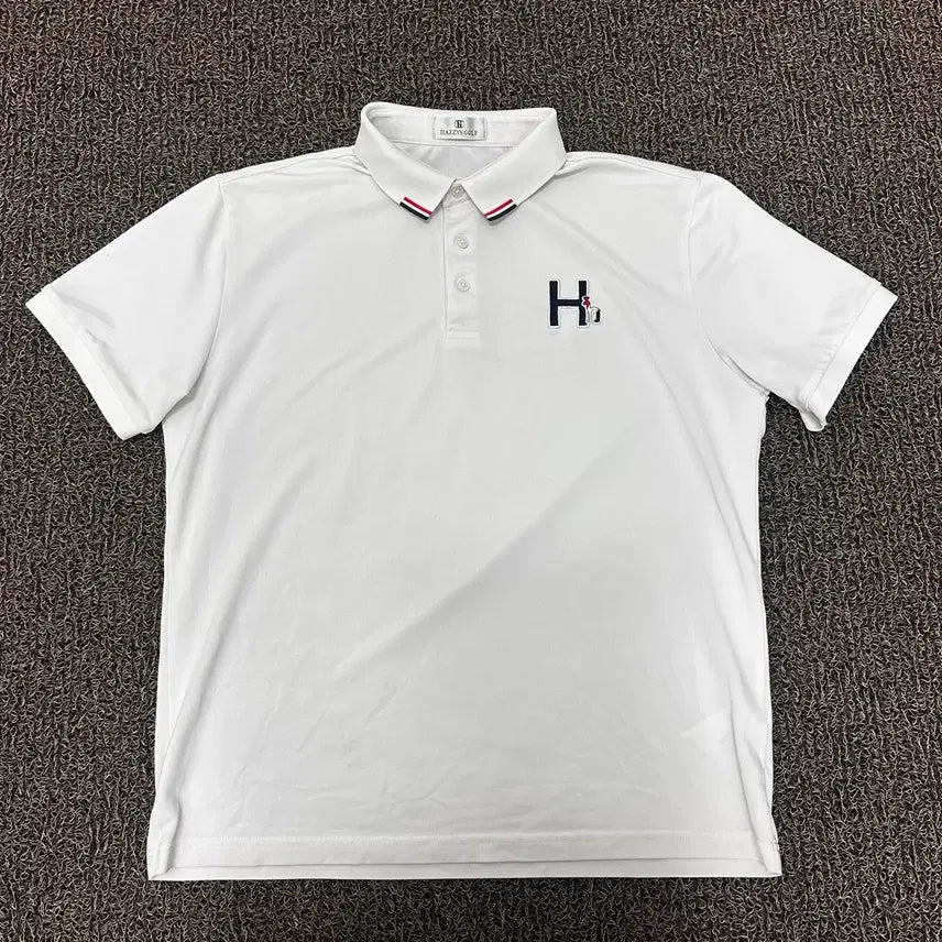 [BUNJANG] HAZZYS Golf Performance Short Sleeve Polo Shirt XL / HAZZYS 헤지스 골프 기능성 카라티 반팔티셔츠 105(XL)