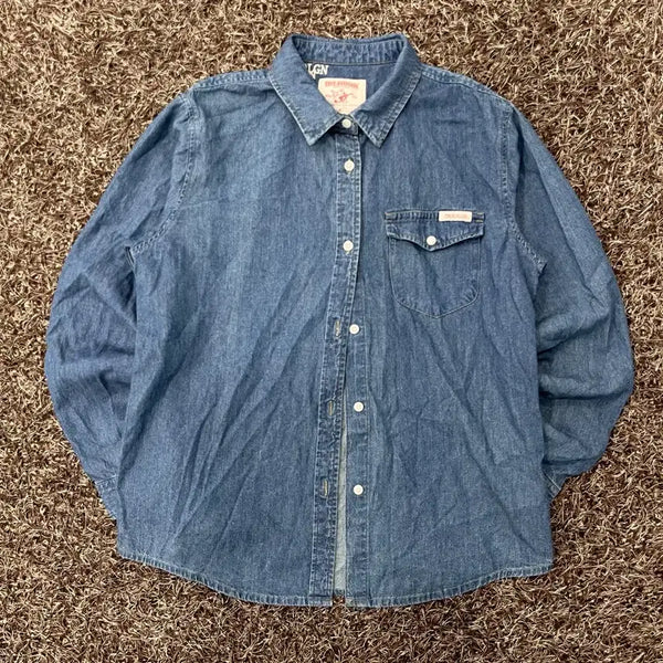 [BUNJANG] True Religion Denim Shirt / M 트루릴리전 데님 셔츠