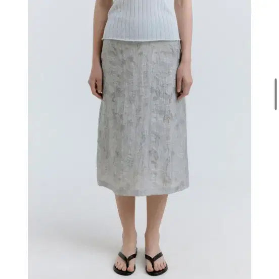 [BUNJANG] ASSEUR Garden Midi Skirt / 아쎄르 가든 미디스커트