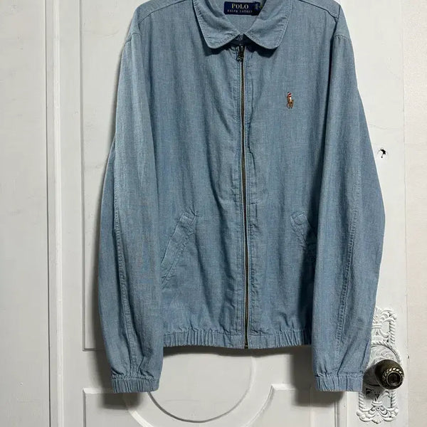 [BUNJANG] Polo Ralph Lauren Bayport Indigo Chambray Jacket / 폴로 랄프로렌 베이포트 인디고 샴브레이 자켓