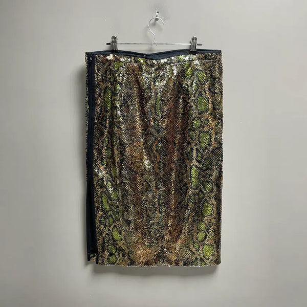 [BUNJANG] Number Twenty-One Sequin Skirt / 넘버투애니원 스팽글 스커트