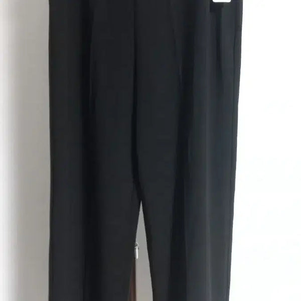 [BUNJANG] Black Wide-Leg Pants with Back Elastic Waistband / 블랙 뒷밴딩 와이드팬츠 88  새상품