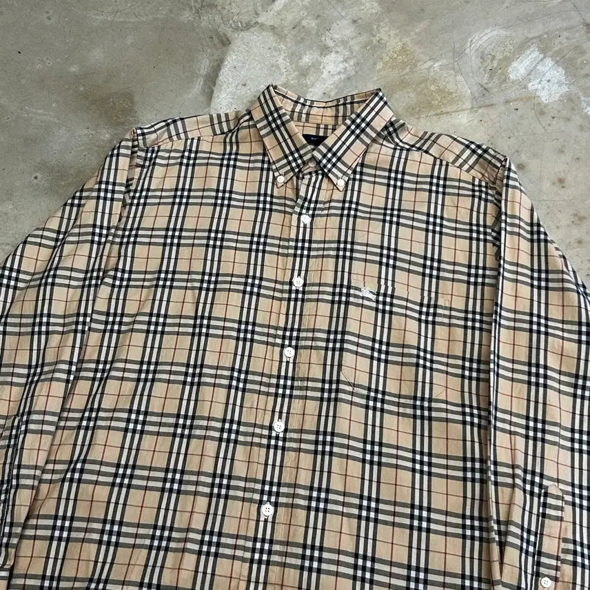 [BUNJANG] Burberry Nova Check Shirt L / L 버버리 노바체크 셔츠