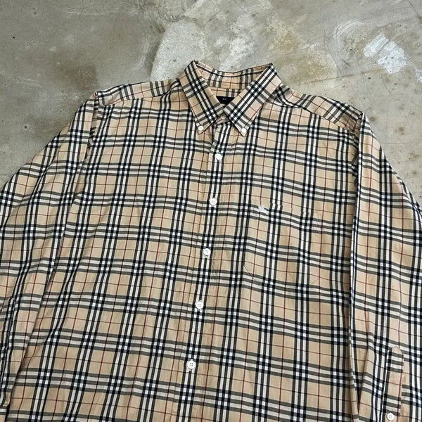 [BUNJANG] Burberry Nova Check Shirt L / L 버버리 노바체크 셔츠