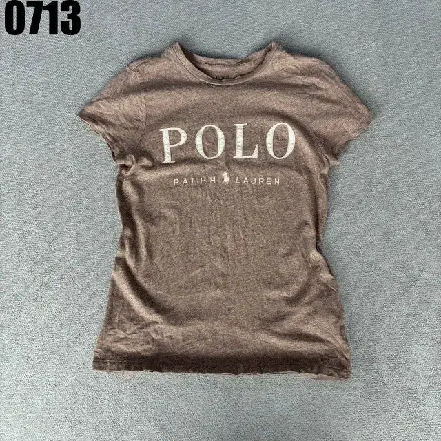 [BUNJANG] Polo Ralph Lauren Short Sleeve T-Shirt Brown S / 폴로 랄프로렌 반팔 티셔츠 브라운S