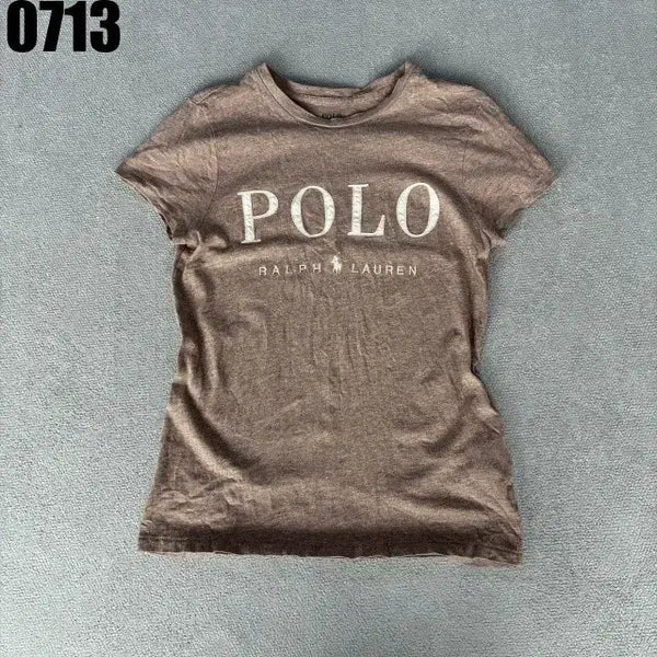 [BUNJANG] Polo Ralph Lauren Short Sleeve T-Shirt Brown S / 폴로 랄프로렌 반팔 티셔츠 브라운S