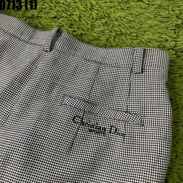 [BUNJANG] Christian Dior Check Pattern Cotton Pants (Size 26-27) / 크리스챤디올 체크 패턴 바지 팬츠  26-27