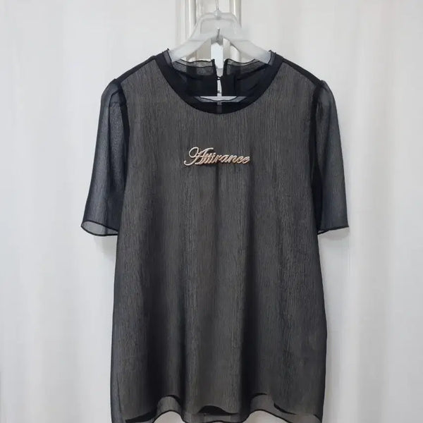 [BUNJANG] Coompagnia See-through Blouse / 꼼빠니아 시스루 블라우스