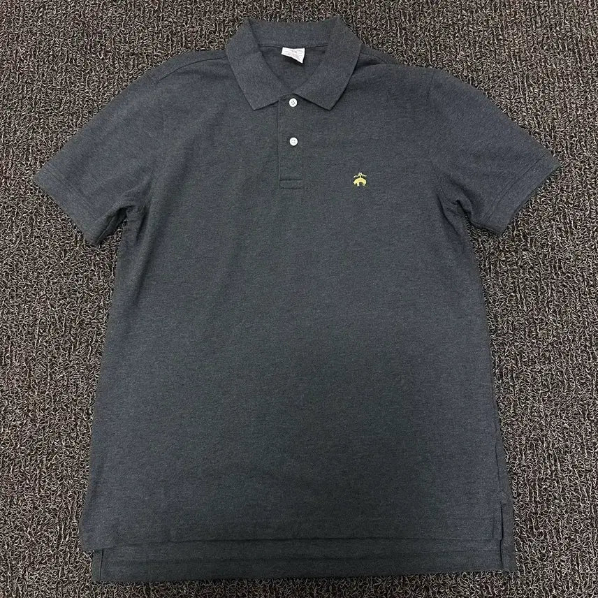 [BUNJANG] Brooks Brothers Short Sleeve Polo Shirt Charcoal M / 브룩스브라더스 카라티 반팔티셔츠 차콜 M