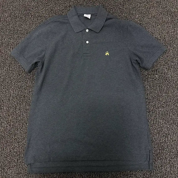 [BUNJANG] Brooks Brothers Short Sleeve Polo Shirt Charcoal M / 브룩스브라더스 카라티 반팔티셔츠 차콜 M