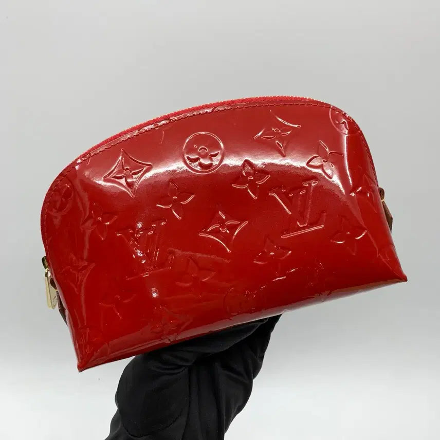 [BUNJANG] Louis Vuitton Vernis Cosmetic Pouch Red / 267002710 루이비통 베르니 코스메틱 파우치 레드