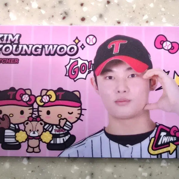 [BUNJANG] LG Twins Tanning Kitty Park Hae-min Son Ju-young Photocard Trade / (교환) 엘지트윈스 태닝키티 박해민 손주영 교환 원합니다