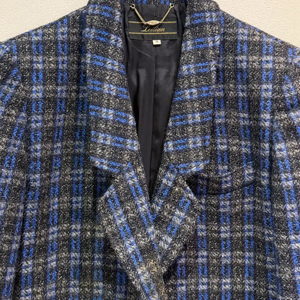 [BUNJANG] Leilian Wool Check Jacket / [Germany Fabric] Leilian Wool Check Jack