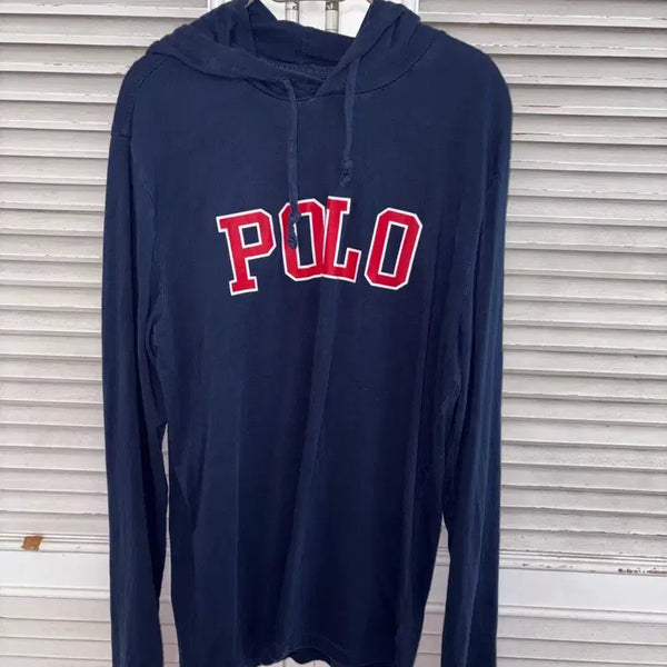 [BUNJANG] Polo Ralph Lauren Navy Hoodie / 폴로 랄프로렌 후드티 네이비