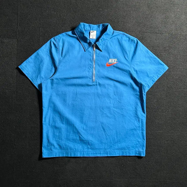 [BUNJANG] Nike NSW Blue Short Sleeve Shirt XL / 나이키 NSW 블루 반팔 셔츠