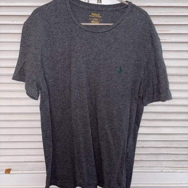 [BUNJANG] Polo Ralph Lauren Short Sleeve T-Shirt Charcoal / 폴로 랄프로렌 반팔 티셔츠 차콜