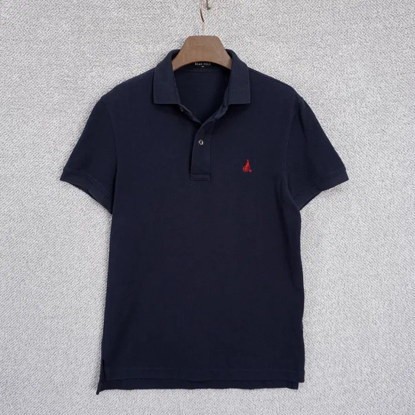 [BUNJANG] Beanpole Men's Navy PK Short Sleeve Polo T-Shirt (Size 90-95) / 빈폴 남성 네이비 PK 반팔 카라 티셔츠 90-95size