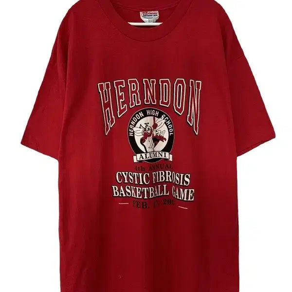 [BUNJANG] HANES Papa John's Graphic High School Vintage T-Shirt / [L] HANES 파파존스 그래픽 하이스쿨 빈티지 반팔티