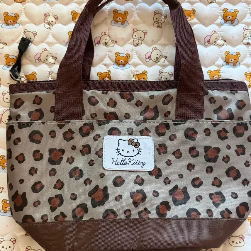 [BUNJANG] Japan Authentic Leopard Print Kitty Cooler Bag / 일본정품) 호피 키티 보냉백 판매