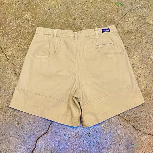 [BUNJANG] 90s Vintage Patagonia Beige Cotton Shorts / 90s 미국빈티지 파타고니아 베이지 코튼 팬츠 반바지