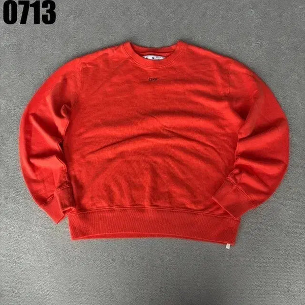 [BUNJANG] Off-White Orange Sweatshirt XL / 오프화이트 맨투맨 오렌지XL