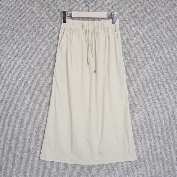[BUNJANG] Afterglow Women's Spring/Summer Crinkled Cotton Skirt (Free Size) / 애프터글로우 여성 봄여름 바스락 코튼 스커트 free