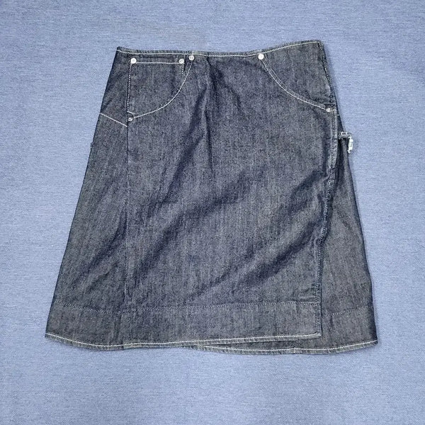 [BUNJANG] Levi's Engineered Jeans Wrap Denim Skirt (S) / (여성) 리바이스 엔지니어드진 랩데님스커트 (S)