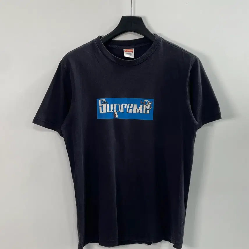 [BUNJANG] Supreme x Joe Cool Cartoon T-Shirt / 07ss 슈프림 X 조 쿨 카툰 반팔티  (on.1007)