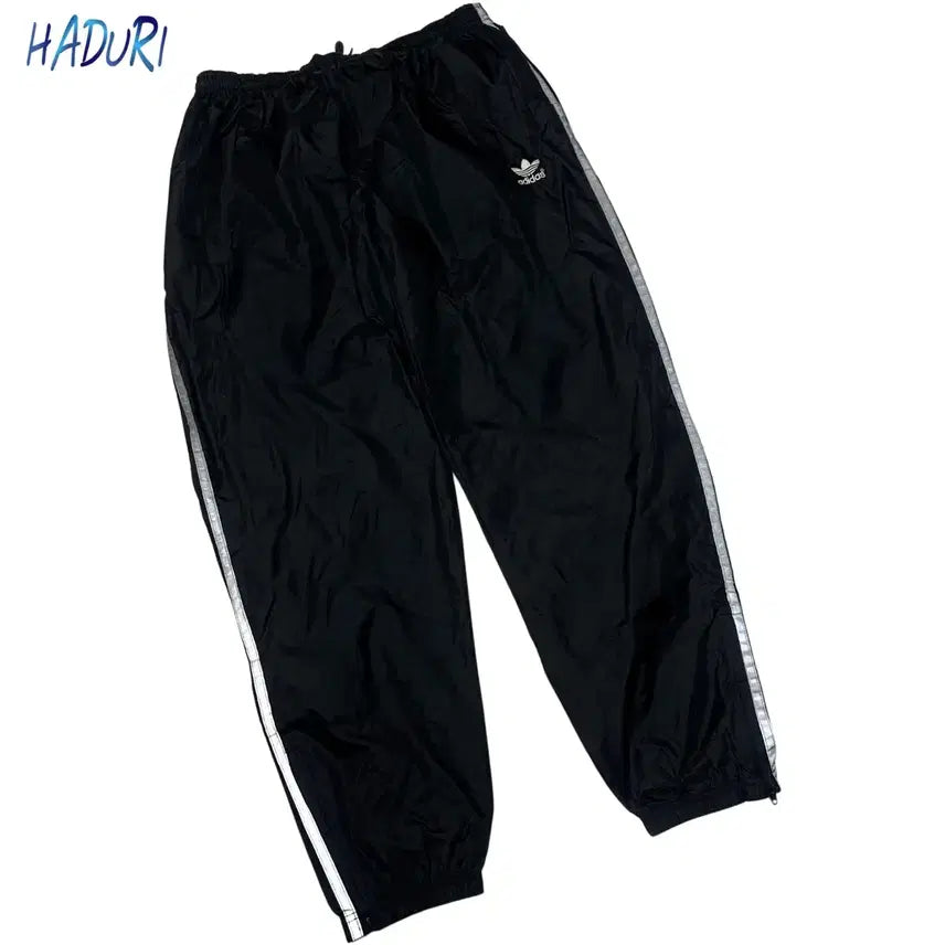 [BUNJANG] Adidas 80s Trefoil Logo Black Track Jogger Pants L / 아디디스 80s 트레포일로고 블랙트랙조거팬츠 L