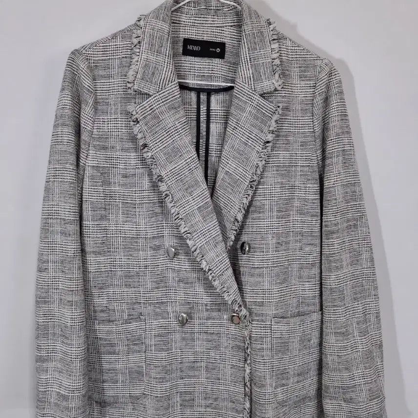 [BUNJANG] Mixxo Check Tweed Jacket / 믹쏘 체크 트위드 자켓