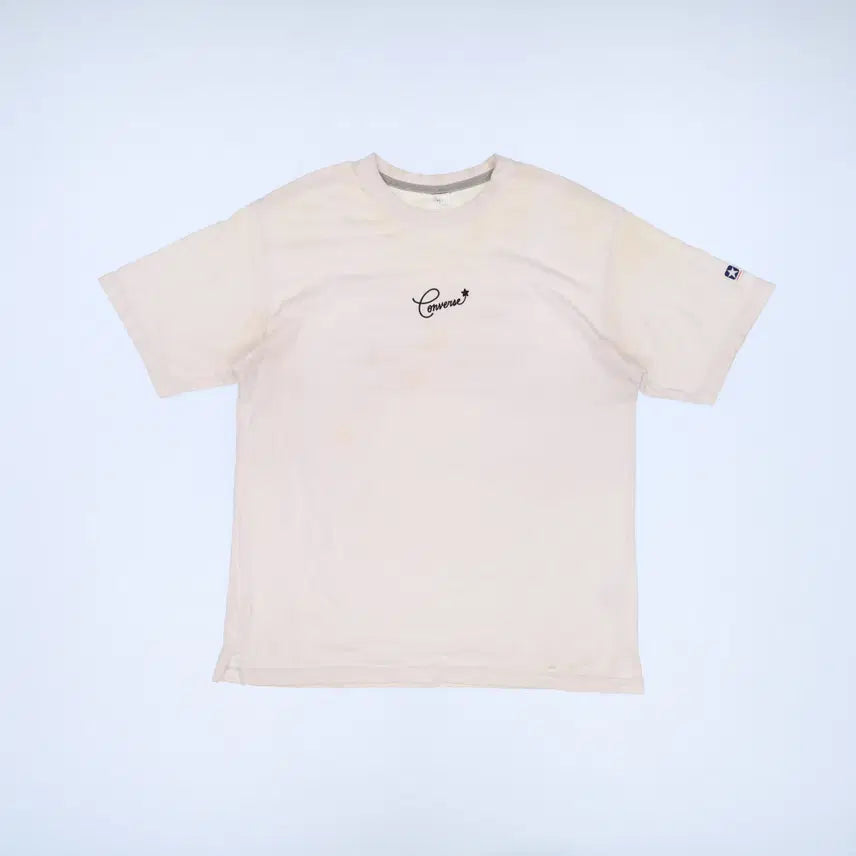 [BUNJANG] Converse 100 Cotton Short Sleeve T-Shirt / 100 컨버스 반팔 티 0713M2