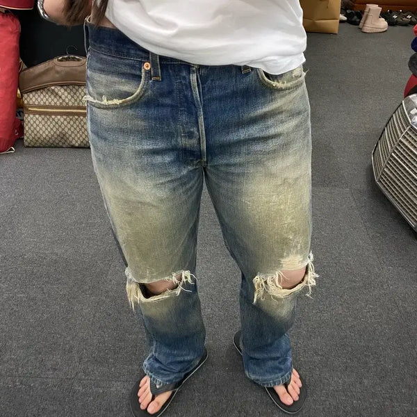 [BUNJANG] Levi's 501 Vintage Denim Pants (USA Made) / 00s Levis 리바이스 501 데님팬츠 (usa)