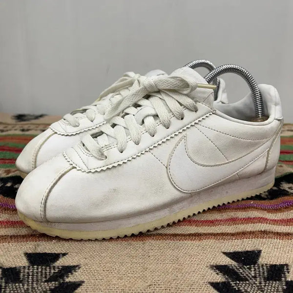 [BUNJANG] Nike Cortez White Sneakers Size 240 / 나이키 코르테즈 화이트 스니커즈 240 X02164