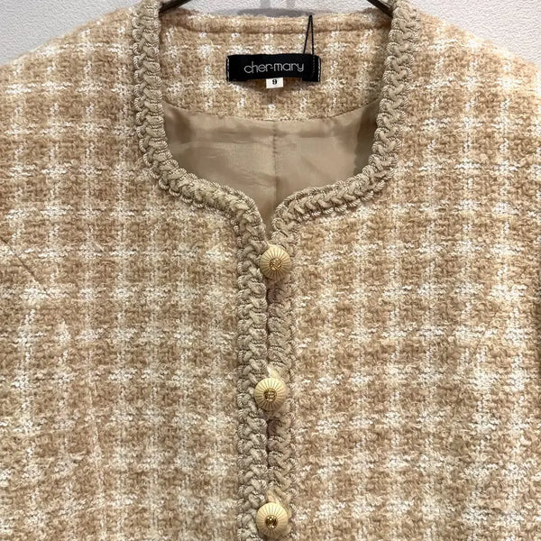 [BUNJANG] Cher-mary Wool Silk Tweed Jacket / Cher-mary Wool Silk Tweed Jacket