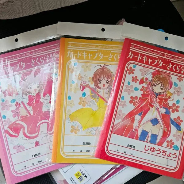 [BUNJANG] Cardcaptor Sakura Notebook Bundle Set (3 pcs) / 고전문구 카드캡터사쿠라 노트 3권 일괄