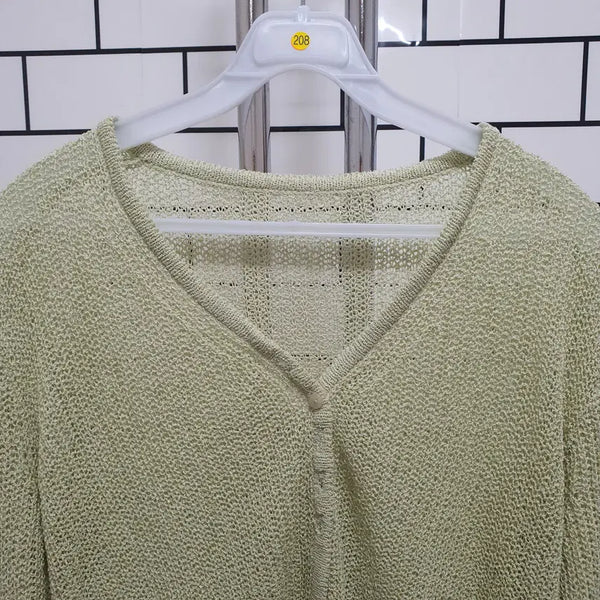 [BUNJANG] Long Sleeve Cropped Cardigan / 노-208 긴팔 크롭 가디건