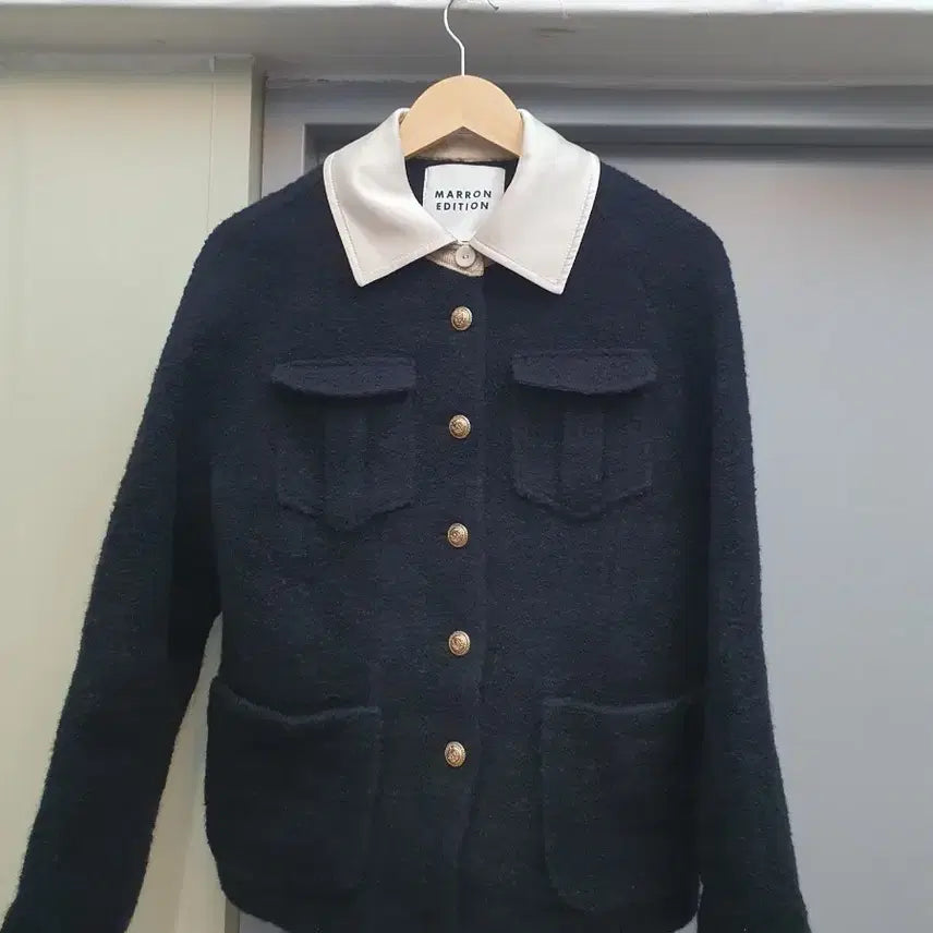 [BUNJANG] Marron Edition Wool Jacket (Free Size) / 마론에디션 울 자켓 프리사이즈