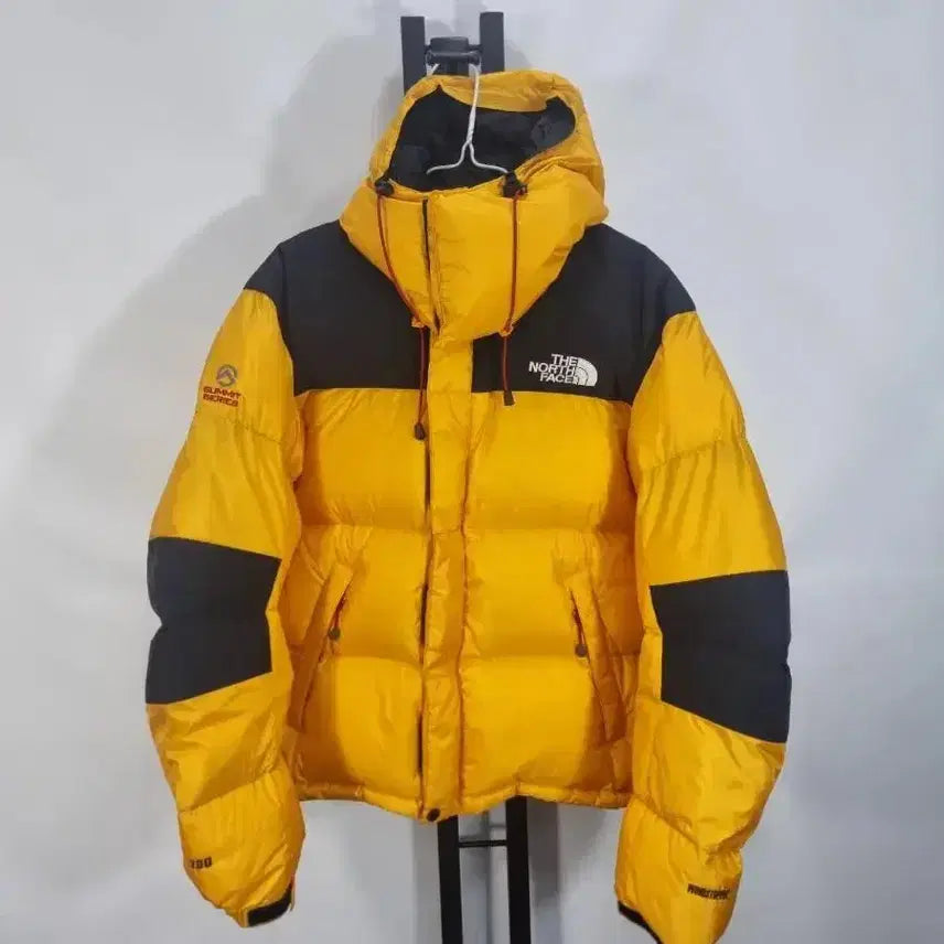 [BUNJANG] The North Face Summit Series Windstopper Down Jacket Yellow S / 노스페이스 패딩 써밋시리즈 윈드스토퍼 다운자켓 옐로우 s