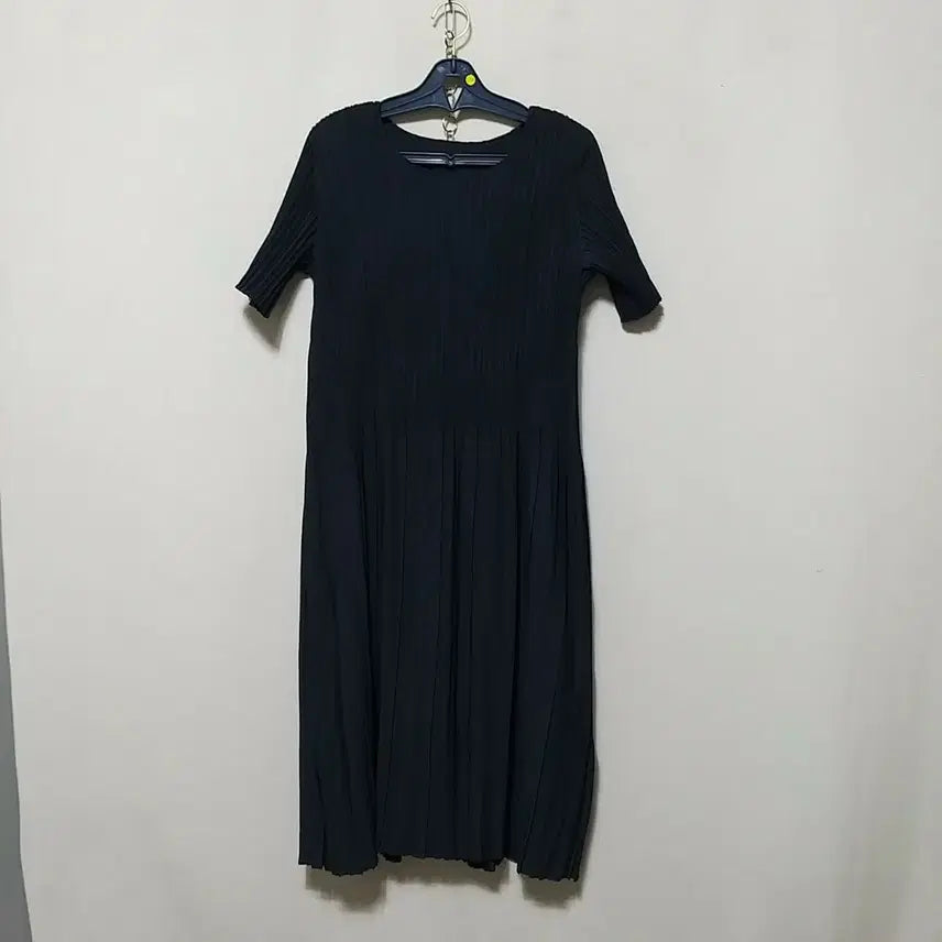 [BUNJANG] Black Pleated Long Dress / 라189 플리츠롱원피스
