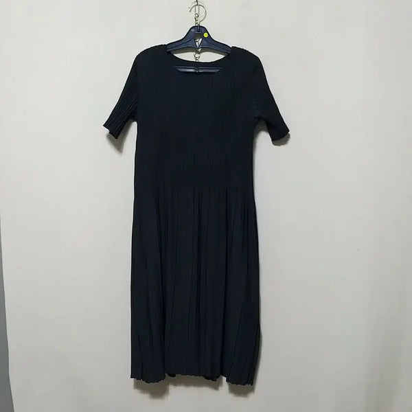 [BUNJANG] Black Pleated Long Dress / 라189 플리츠롱원피스
