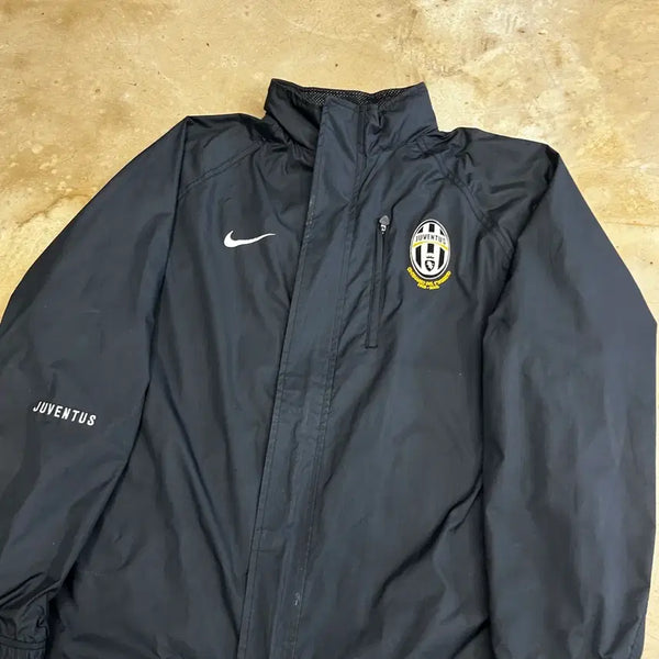 [BUNJANG] Nike Juventus Lined Hood Windbreaker Black M / M 나이키 유벤투스 내장후드 블랙 바람막이