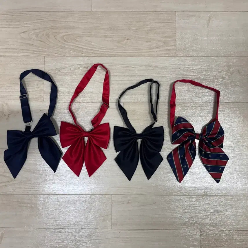 [BUNJANG] Japanese School Uniform Ribbon Tie Set / 일본 교복 리본타이 일괄