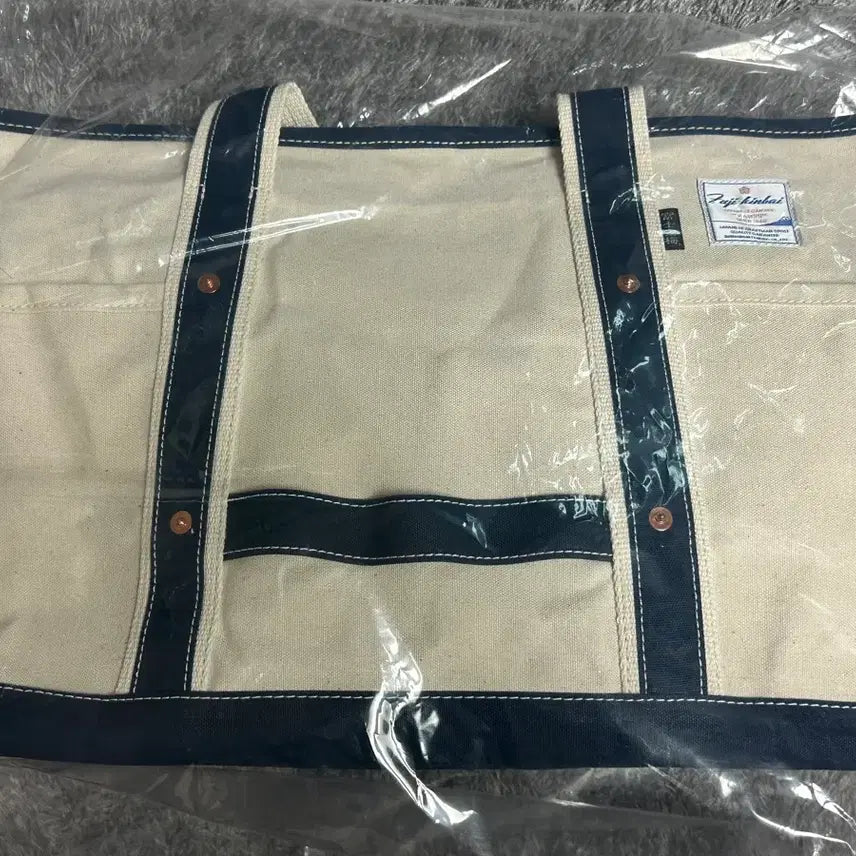 [BUNJANG] Kinch Outing Canvas Tote Bag Navy / 킨치 나들이 가방 캔버스백 토트백 크로스백 네이비