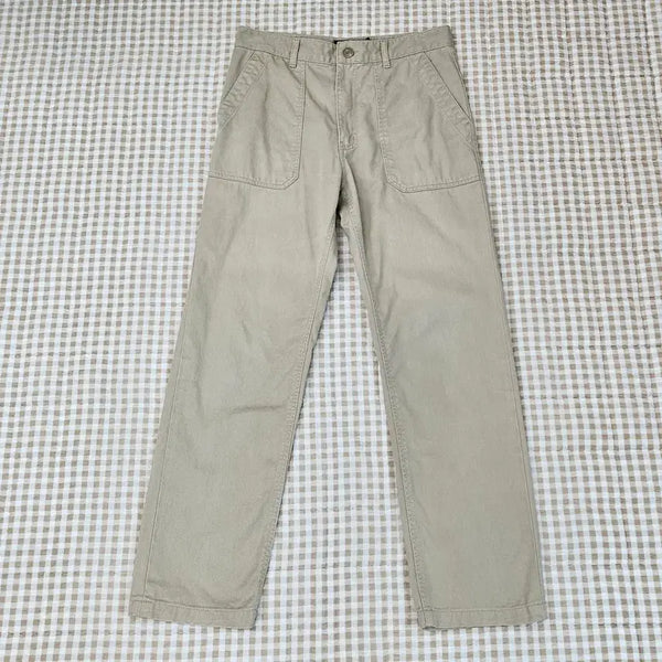 [BUNJANG] Uniform Bridge Beige Cotton Pants Size 32 / 유니폼브릿지 면바지 남자32