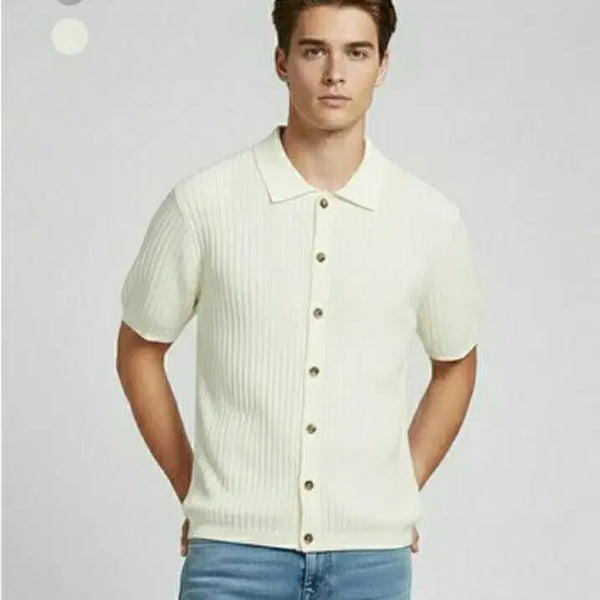 [BUNJANG] Intermezzo Knit Collar Shirt (105) / 26년 인터메조 카라 니트 셔츠(105)